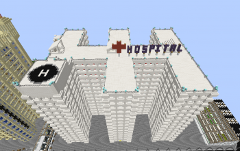 Modern hospital