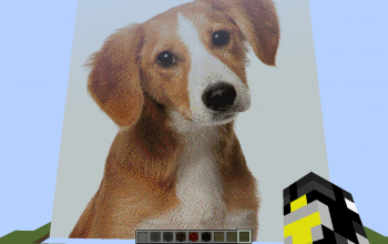 Dog pixel art