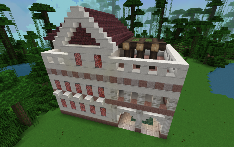 Classic Roman Villa Mansion Creation 6892