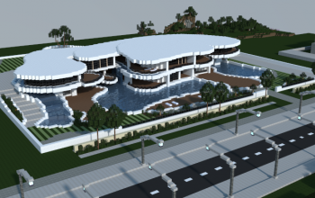Modern mansion