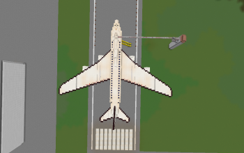 White Jumbo Jet