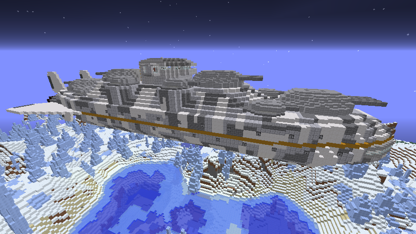 Stormcloud Class Battleship Winter Version Creation 7065 Stormcloud Class Battleship Winter Version Creation 7065