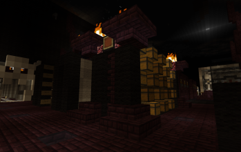 Nether Storage Rack with Flames
