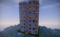 White Apartment Building