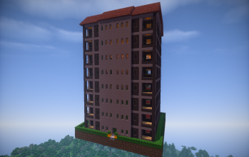 Gray Apartment Building (furnished)