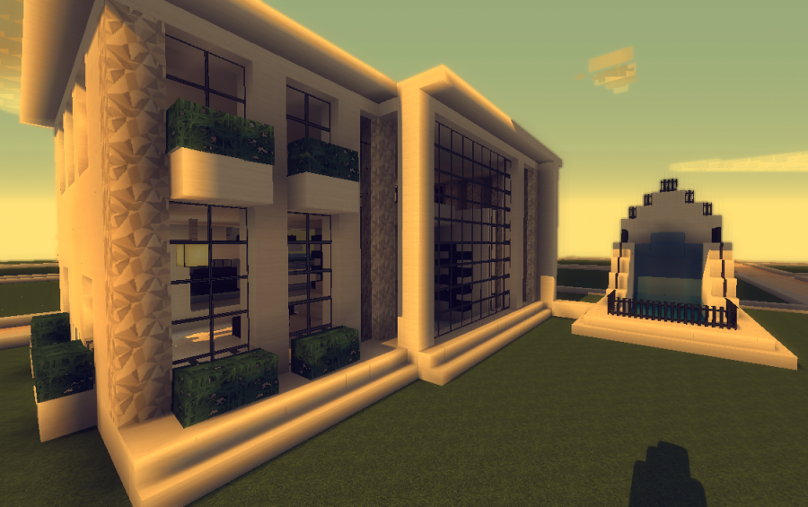 20x20 Soykan Modern Mini Mansion House, creation #7464