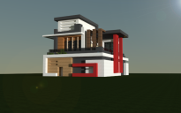 Modern redstone house