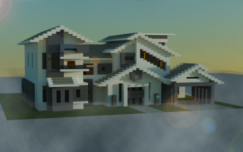 Traditional modern house