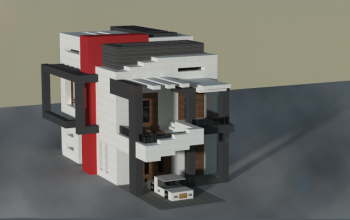 Small modern house