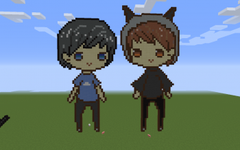 Dan and Phil Pixel Art