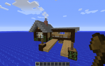 Small fisherman's hut