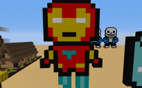 Iron Man Pixel Art