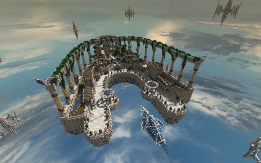The Aerie Sky City by Ethaerith  Sustainable City Project 