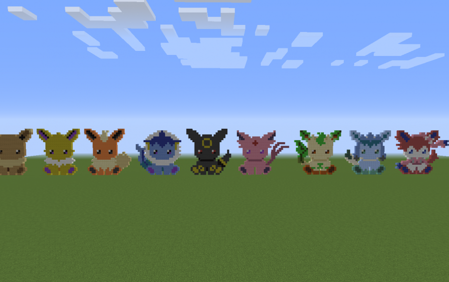 Pixelmon Generations - Eeveelutions !! #minecraft #pixelmon