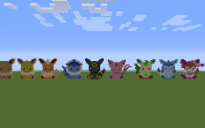 Eeveelutions Pixel Art