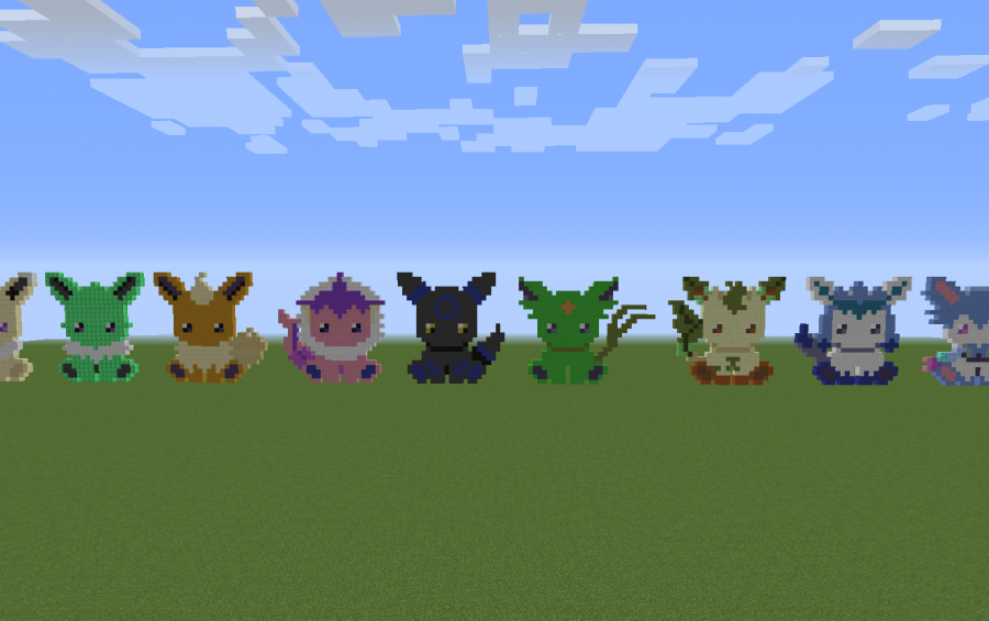 Pixilart - shiny Eevee evolutions by insaitysBFF