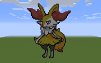 Braixen Pixel Art