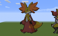 Delphox Pixel Art