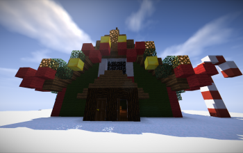 Xmas floating island