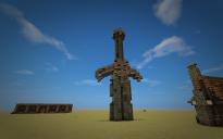 Ancient sword in the ground
