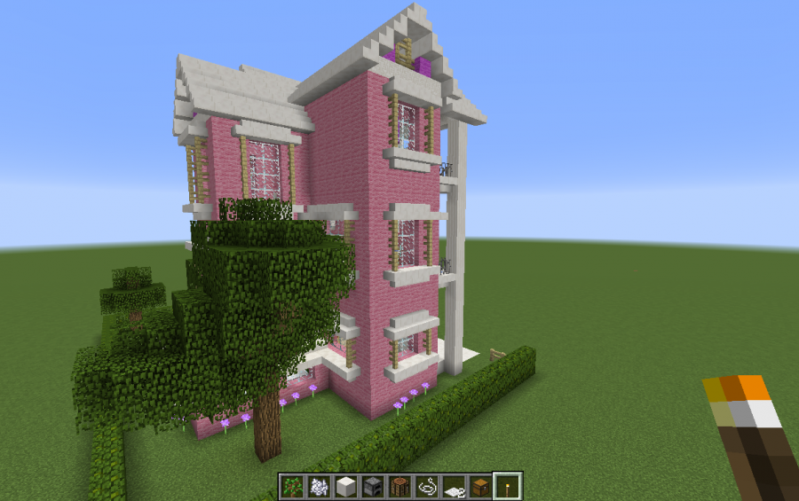 barbie house in minecraft