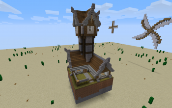 Windmill house with basement