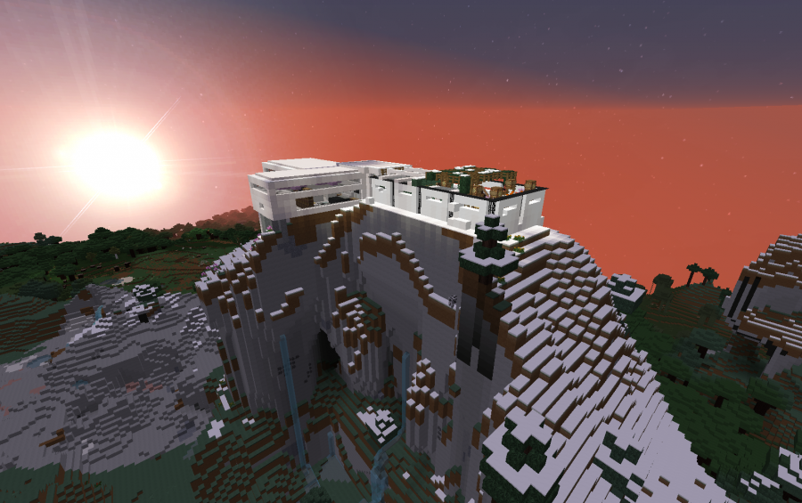 Minecraft How to Build a Medieval Mountain House