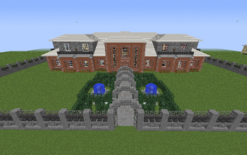 Mansion with partial garden