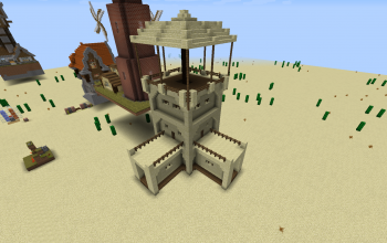 Desert Village Wall Tower