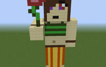 A minecraft skin 3D