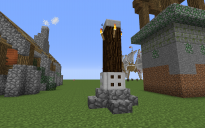 Rustic Lamp Post