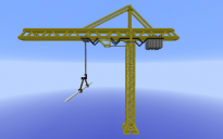 Yellow Construction Crane