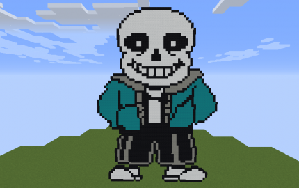 Manny as Sans Pixel Art, creation #12986