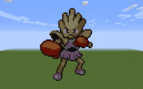 Hitmonchan Pixel Art