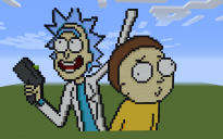 Rick and Morty Pixel Art