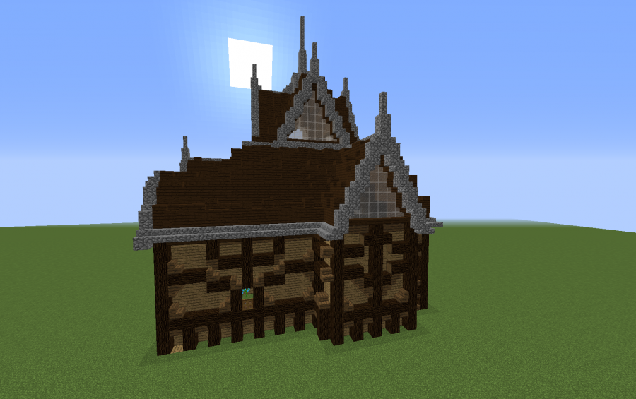 The original Minecraft house, creation #15688