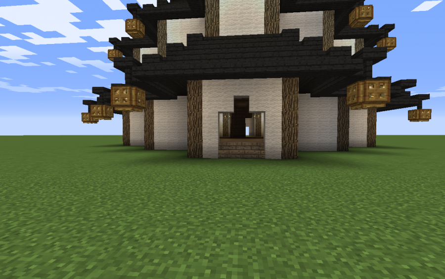 Asian 4 Storey Pagoda New Version, creation #11241