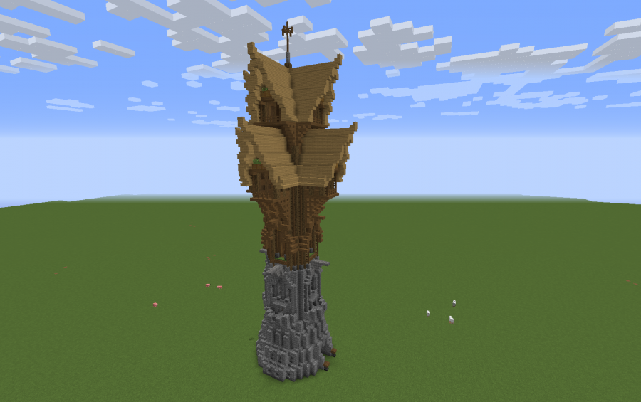 floating mage tower minecraft schematic floating mage tower minecraft schematic