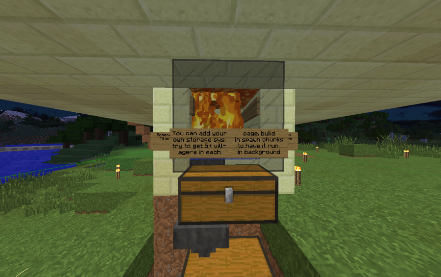 Simple 1 12 2 Iron Golem Farm Creation 133