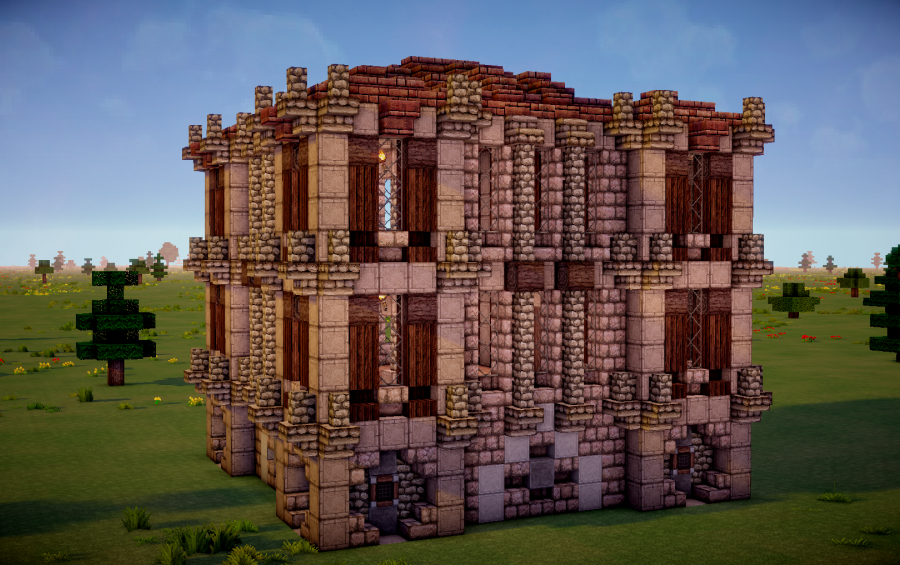 The original Minecraft house, creation #15688