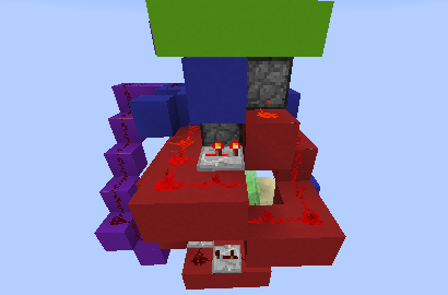 2x2 Secret Hidden Piston Door Creation 13450