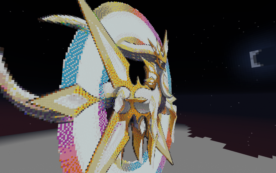 Pokemon Fan Shows What Arceus and Solgaleo Would Look Like With Minecraft  Graphics