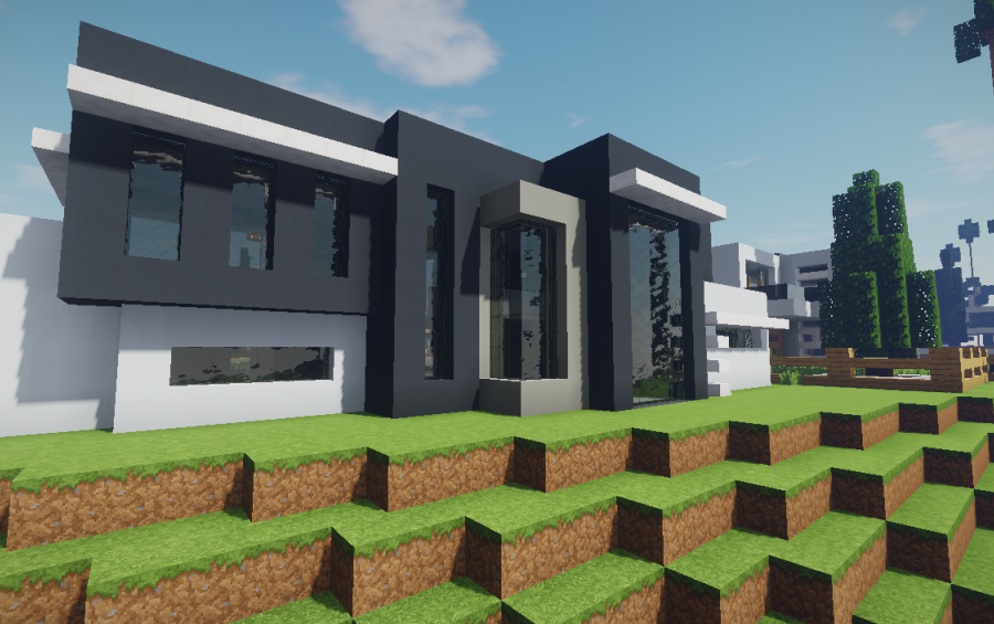 A real architect's building houses in Minecraft tutorial / Modern House #23