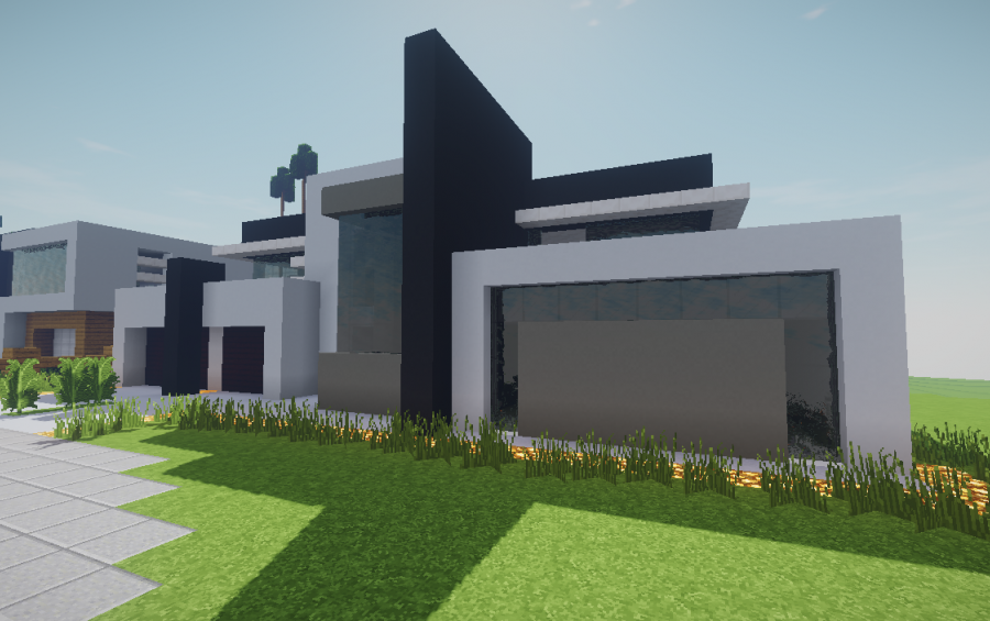 A real architect's building houses in Minecraft tutorial / Modern House #23  