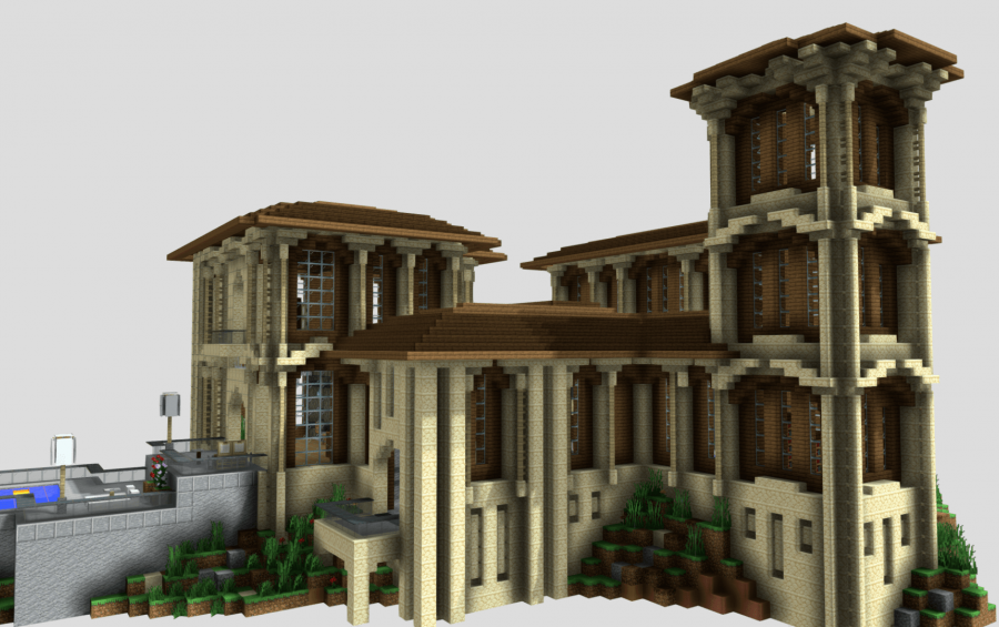 The original Minecraft house, creation #15688
