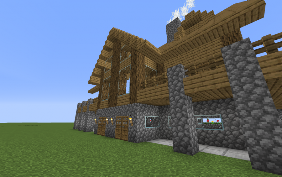 The original Minecraft house, creation #15688