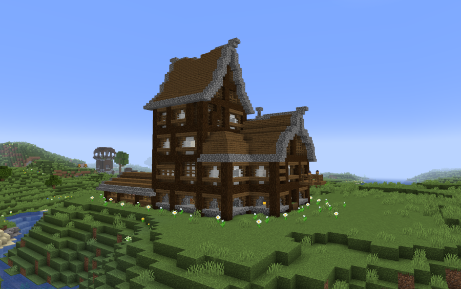Big Medieval House for Minecraft