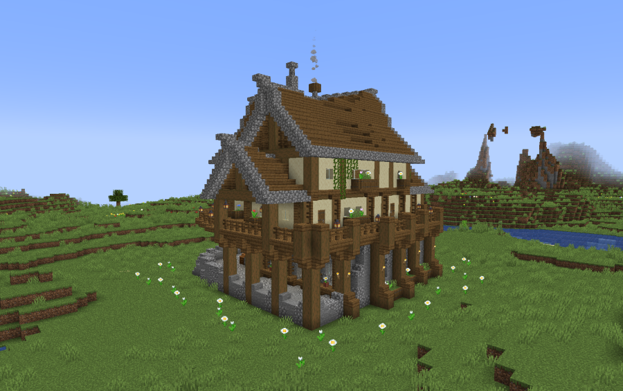 Big Medieval House para Minecraft