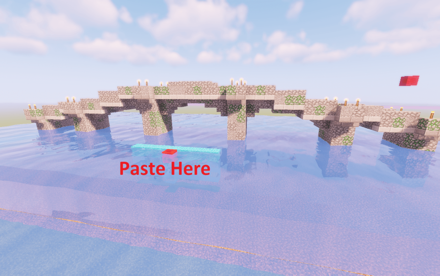 minecraft simple stonebridge