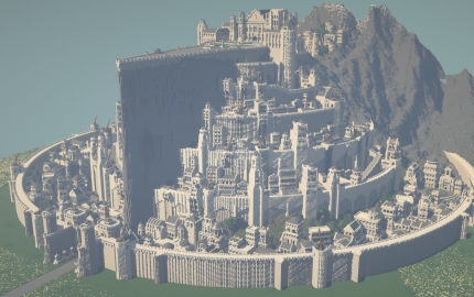 Minas Tirith - Capital of Gondor Minecraft Project